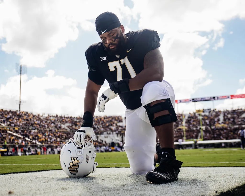 BREAKING: Another Knight off the board, Tylan Grable has been drafted by the Buffalo Bills⚔️