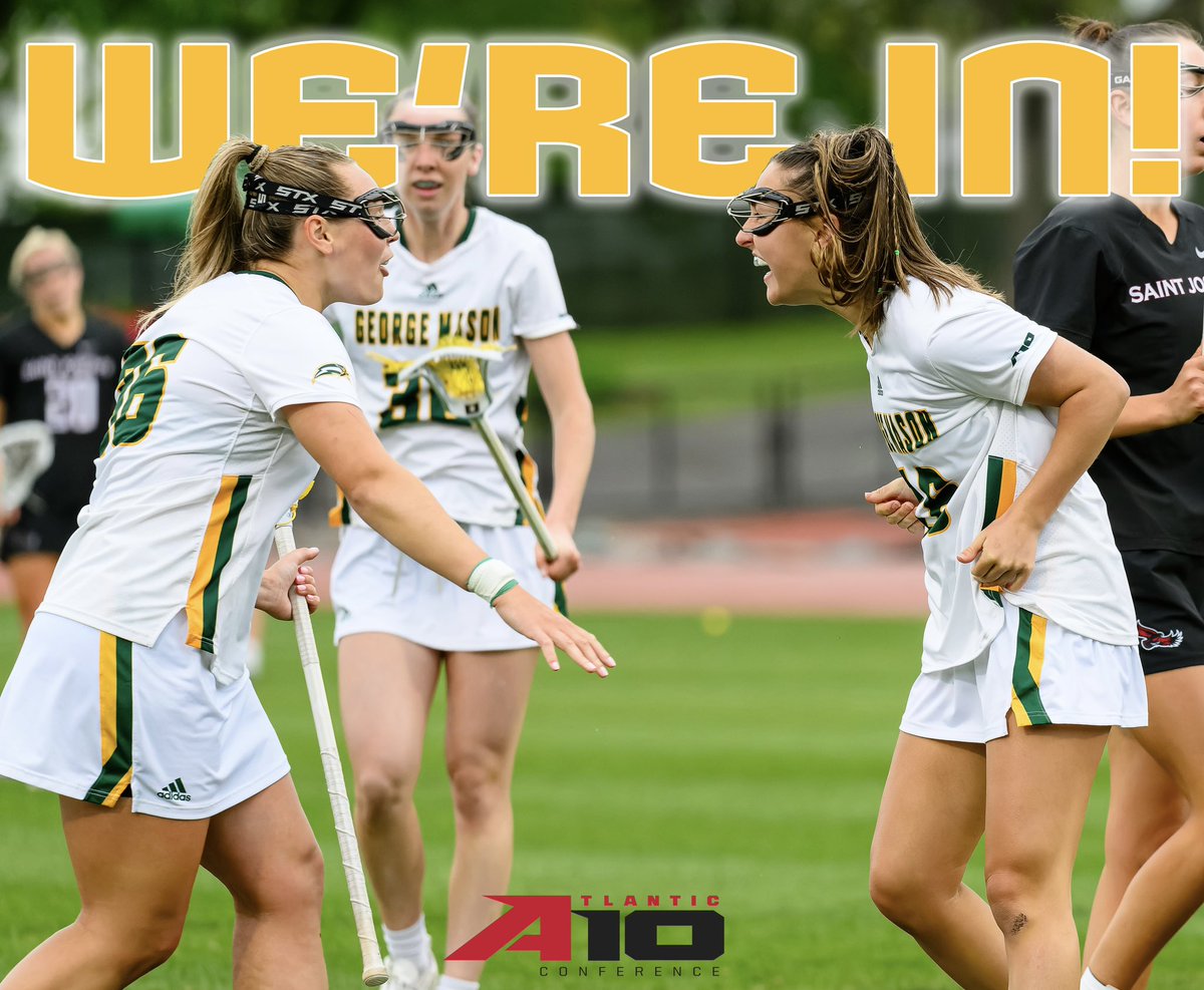 Postseason here we come!! We earn the No. 6 seed in the @atlantic10 tournament and open in the first round on Thursday! #AIMBIG #patriotspavetheway🔰💫