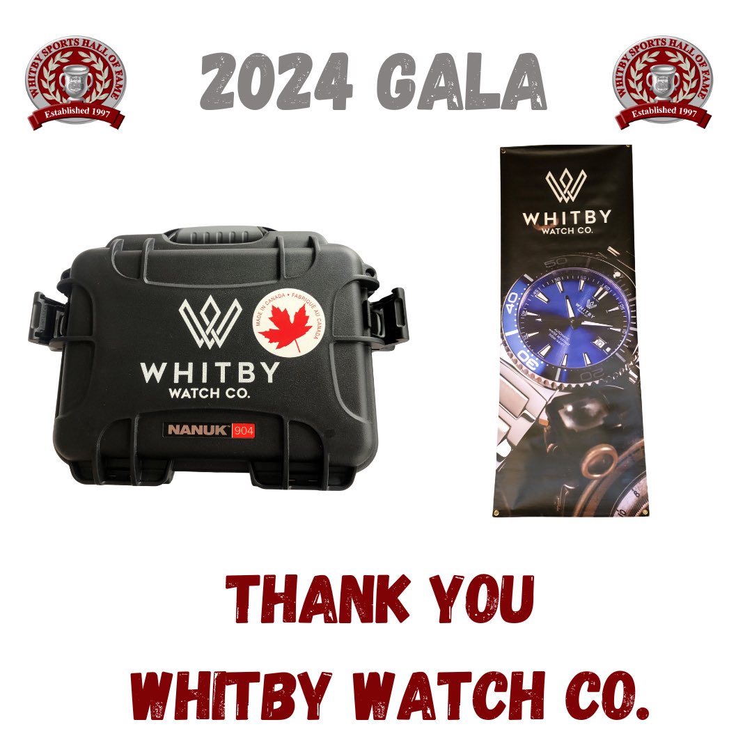 Thank you to Whitby Watch Co. For donating this beautiful watch for our gala. The watch will be part of our live auction.