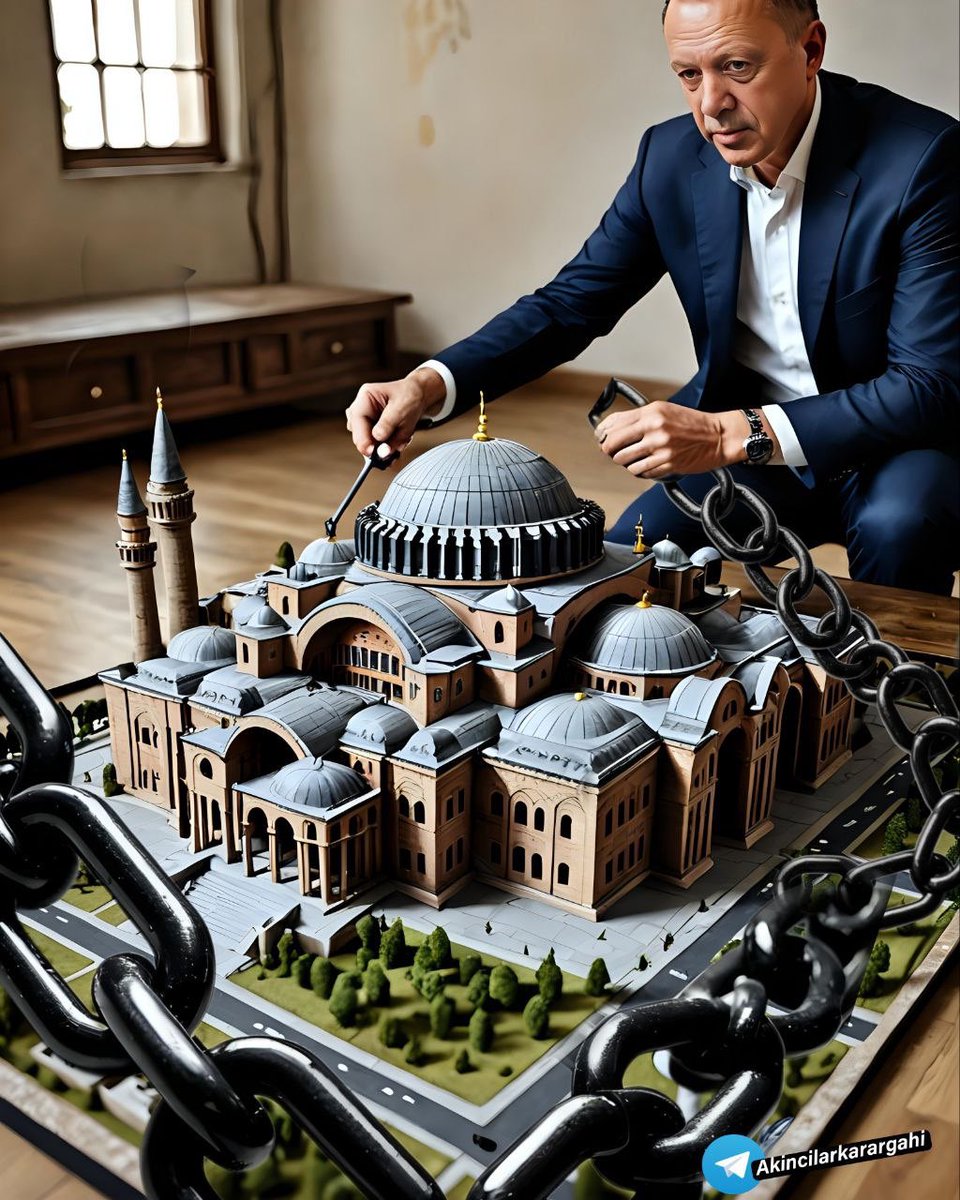 İSTANBUL'u, Ayasofya'nın 86 yıllık paslı zincirlerini kırana değil, Bu zincirleri sarana verdik. ❗️❗️❗️
👉Bu utanç bize fazlasıyla yeter😔