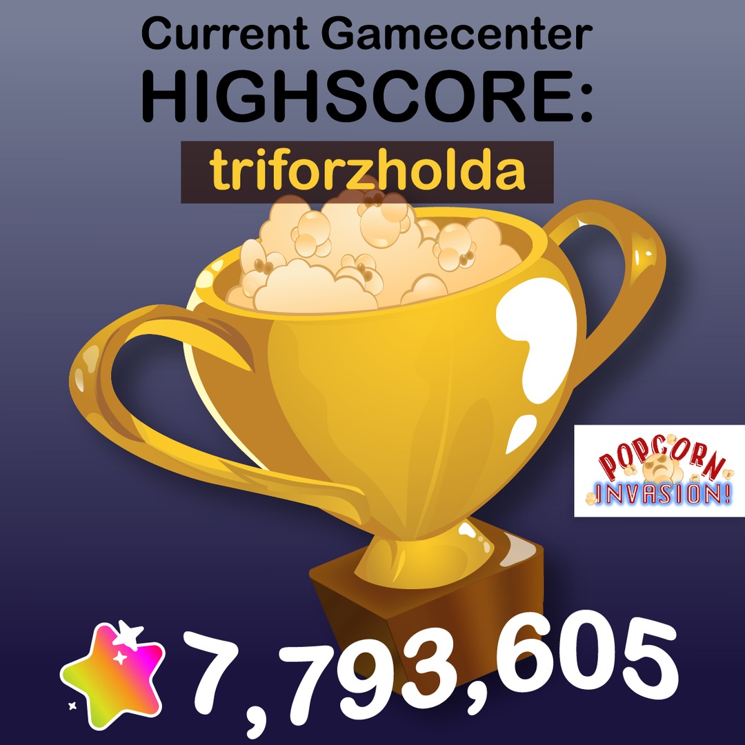 weaselwarstudio's tweet photo. Wow! now thats a lot of popcorn alien destruction! Can you beat triforzholda's score?!
DOWNLOAD POPCORN INVASION! FREE on apple and android mobile - download link in bio.
#popcornInvasion #IndieDevs #NoAI #FreeGames #mobileGames #DevonsBest #newGames #games #popcorn #aliens https://t.co/p4cOpwkp6z