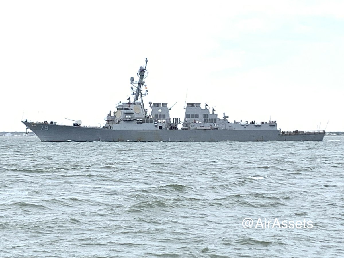 USS Oscar Austin (DDG 79) Arleigh Burke-class Flight IIA guided missile destroyer leaving Norfolk, Virginia - April 27, 2024 #ussoscaraustin #ddg79

SRC: TW-@AirAssets