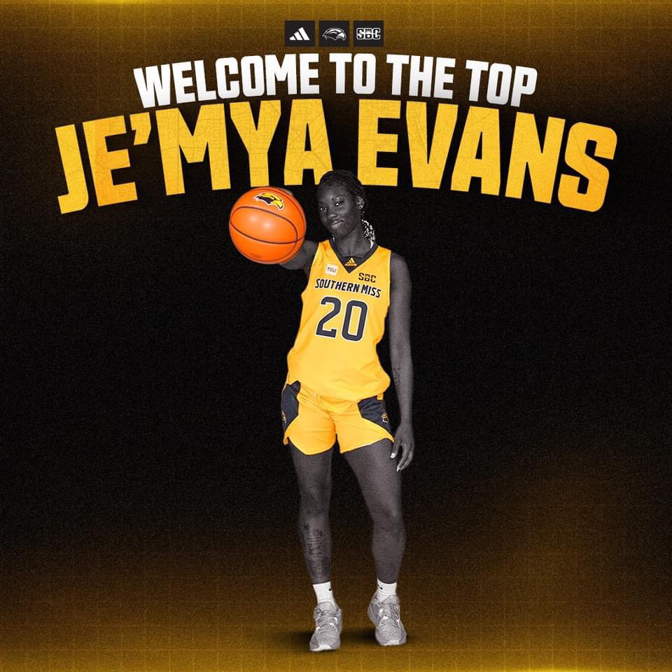 I haven’t known this kid long, but in the time I have, I’m already a better person because of her. This community will love her and she will bring excitement, toughness, and a lot of energy to us in return. So thankful she chose to be a @SouthernMissWBB player. 🖤💛