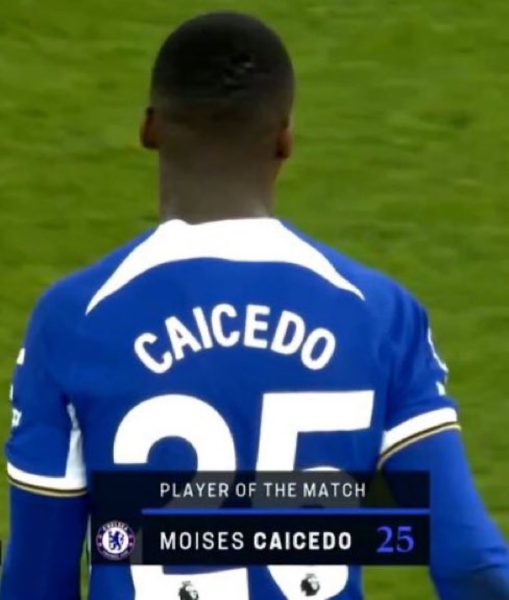 Caicedo dropped a man of the match performance today 👏🏾💙