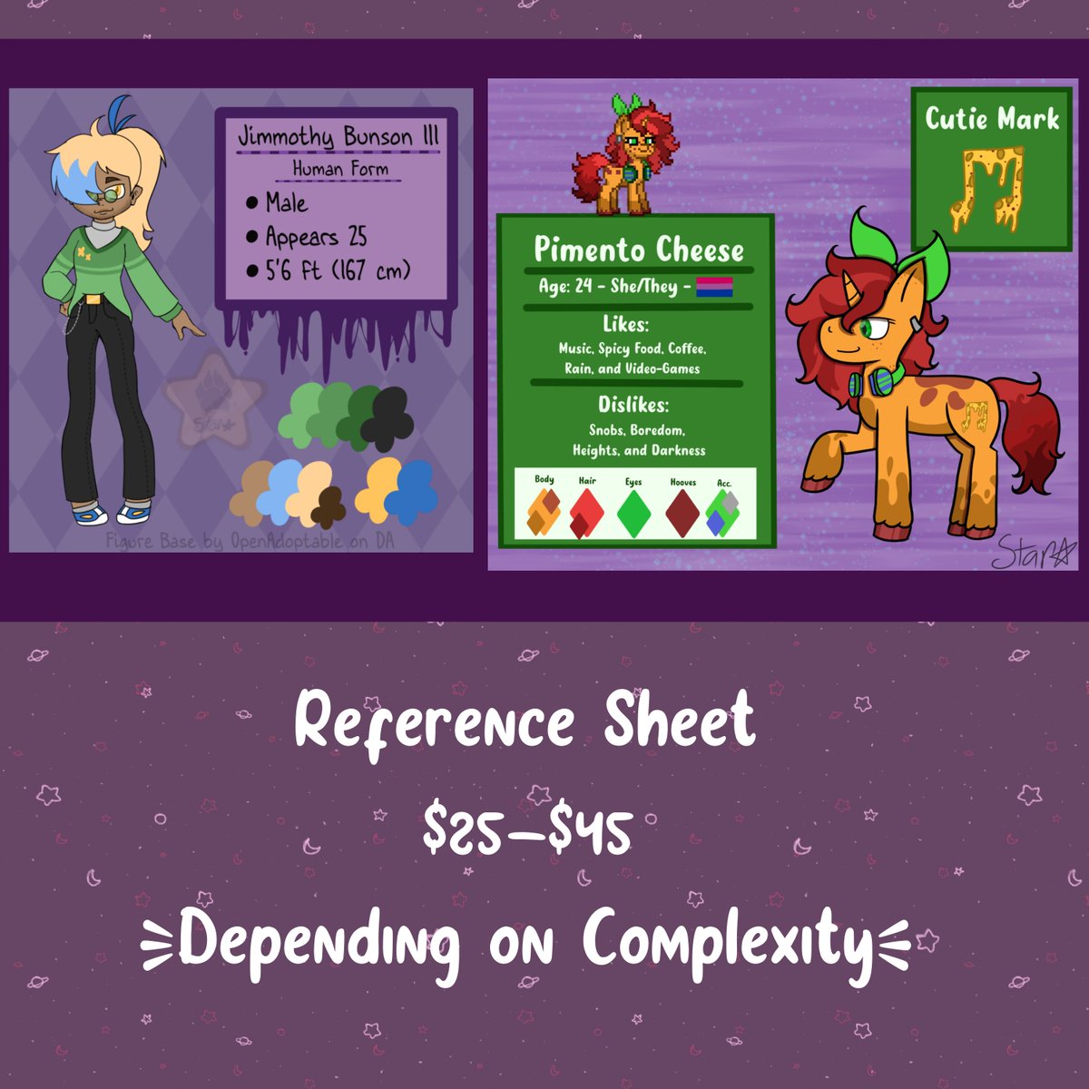 Starswift99's tweet photo. New Commission Sheet! Comms are open btw~
#commsopen #CommissionSheet #commissionsopen #digitalartwork #DigitalArtist #digitalart https://t.co/FwJwgmFJ1v