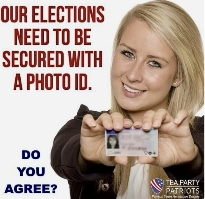 The only reason to oppose voter id is because you want to keep cheating