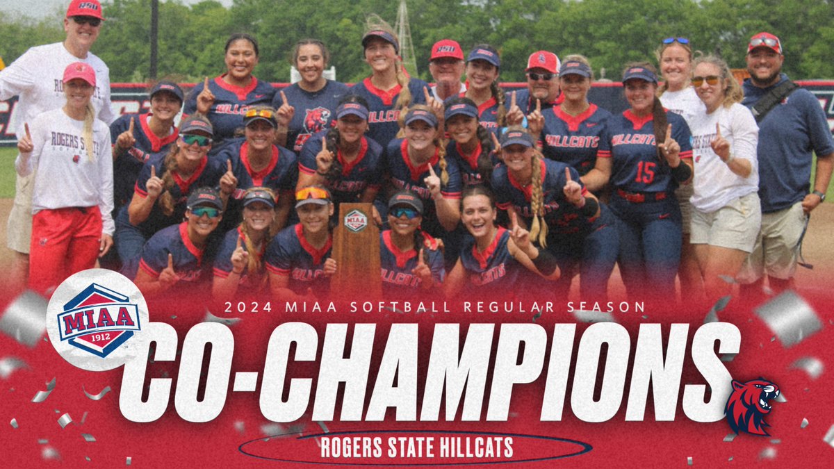 𝑴𝑰𝑨𝑨 𝑪𝑶-𝑪𝑯𝑨𝑴𝑷𝑰𝑶𝑵𝑺 🏆🎊 Congratulations to @rsusoftball on clinching a share of the MIAA regular season title for the first time in program history! #BringYourAGame