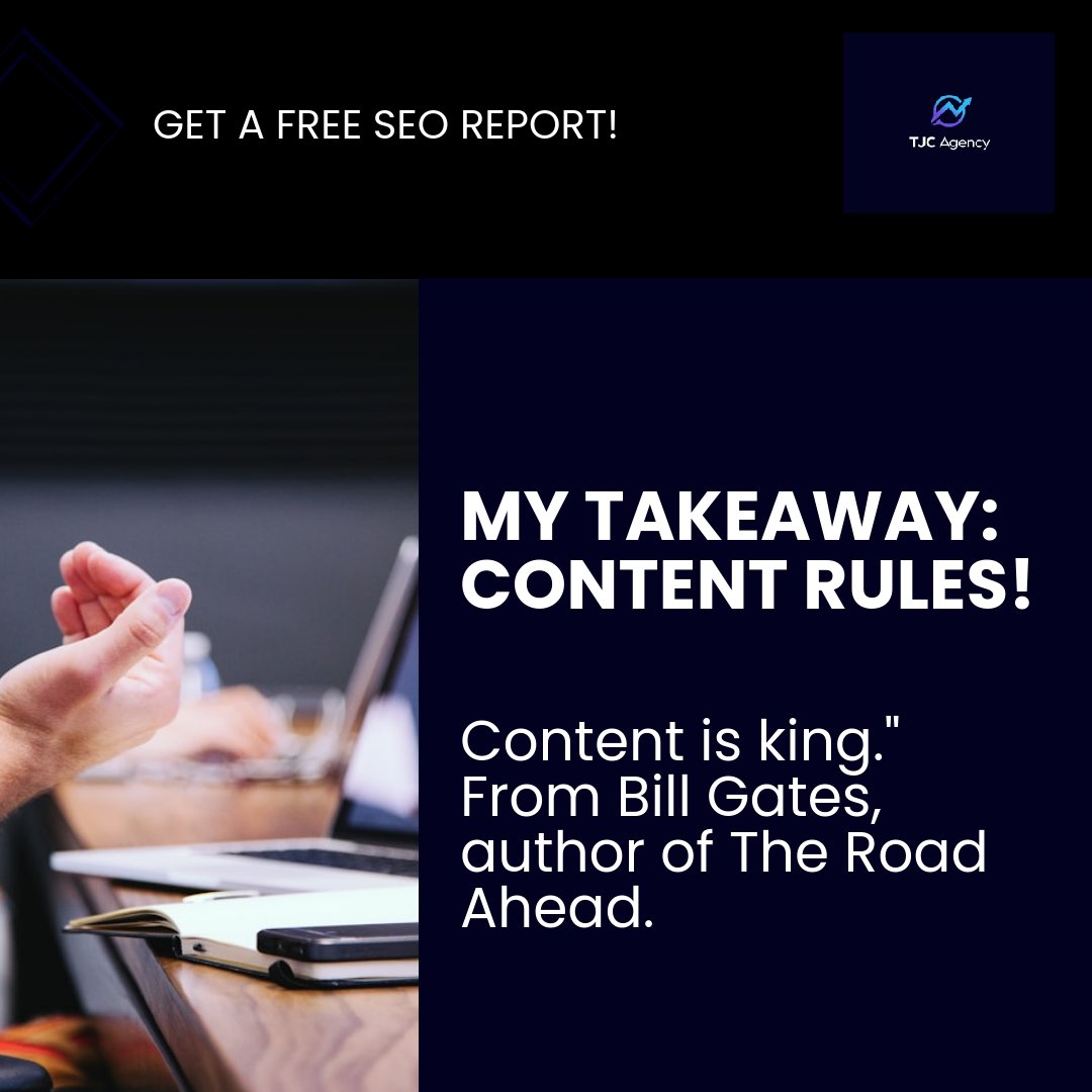 👑 Engaging content is the heart of social media success. 🤝 Interact genuinely, track your results, and watch your brand soar. Need a strategy that sticks? 📈 ✨ Let's chat! Get a FREE SEO Report! #BrandLoyalty #SocialMediaManagement #DigitalMarketing #TJCAgency