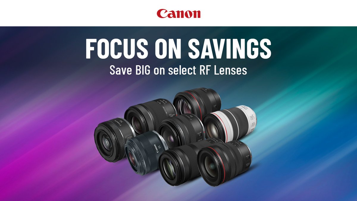 Save big on <a href="/CanonUSA/">CanonUSA</a> RF lenses.  Contact Hot Rod Cameras today to learn more!