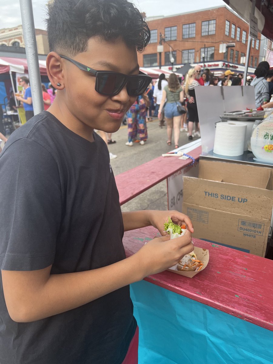 Cincy Asian Food Festival vibes. #blasian #blackboyjoy