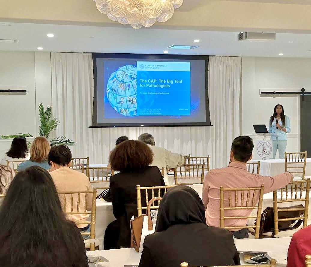 kalishahillmd's tweet photo. Fantastic Tri-State Pathology Conference! Great speakers, posters and privileged to give the CAP Advocacy Update in Mississippi! @Pathologists #futurepathologists https://t.co/XsytGKM1rG