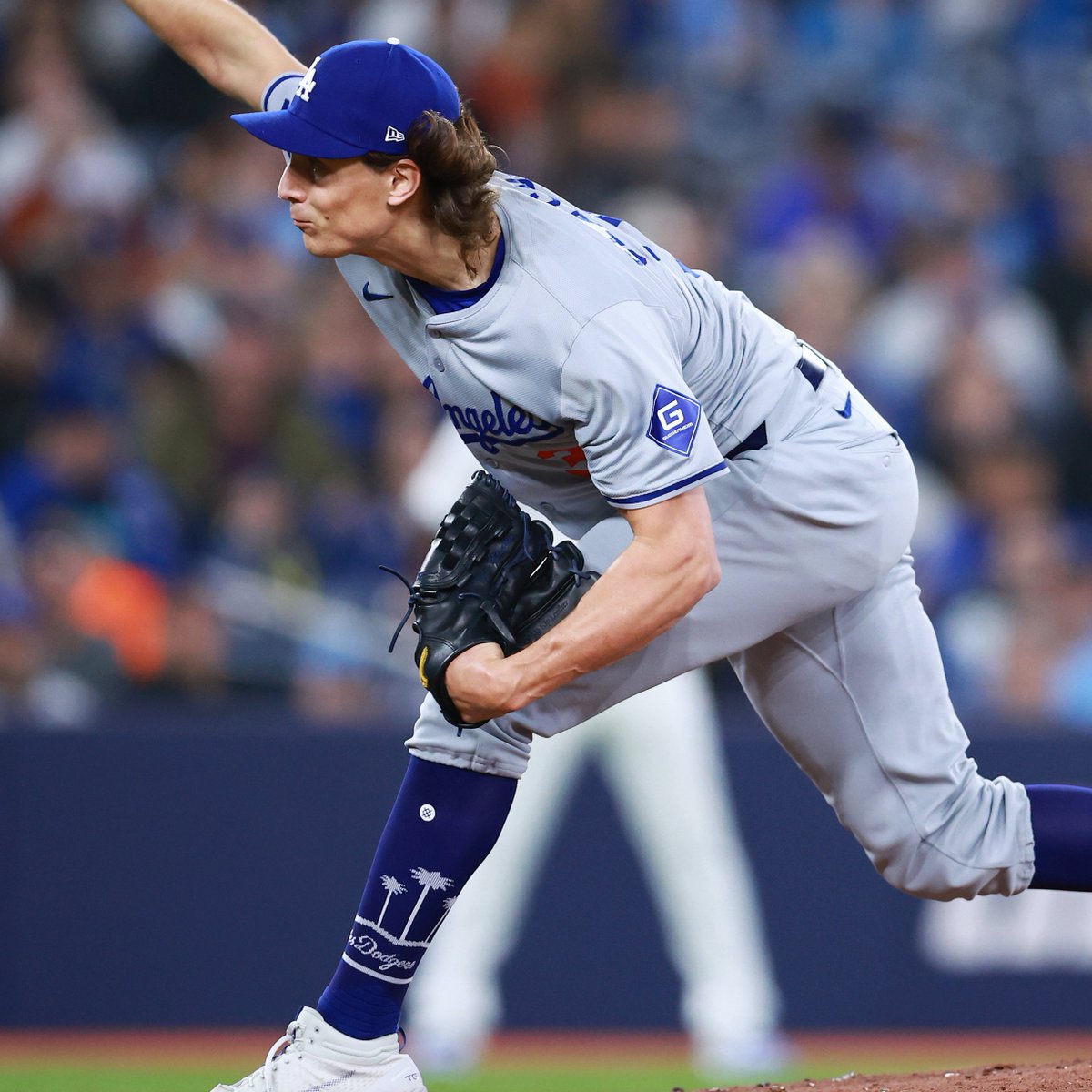 Tyler Glasnow today vs. the Jays: 6 IP, 2 H, 1 ER, 9 K 🔥