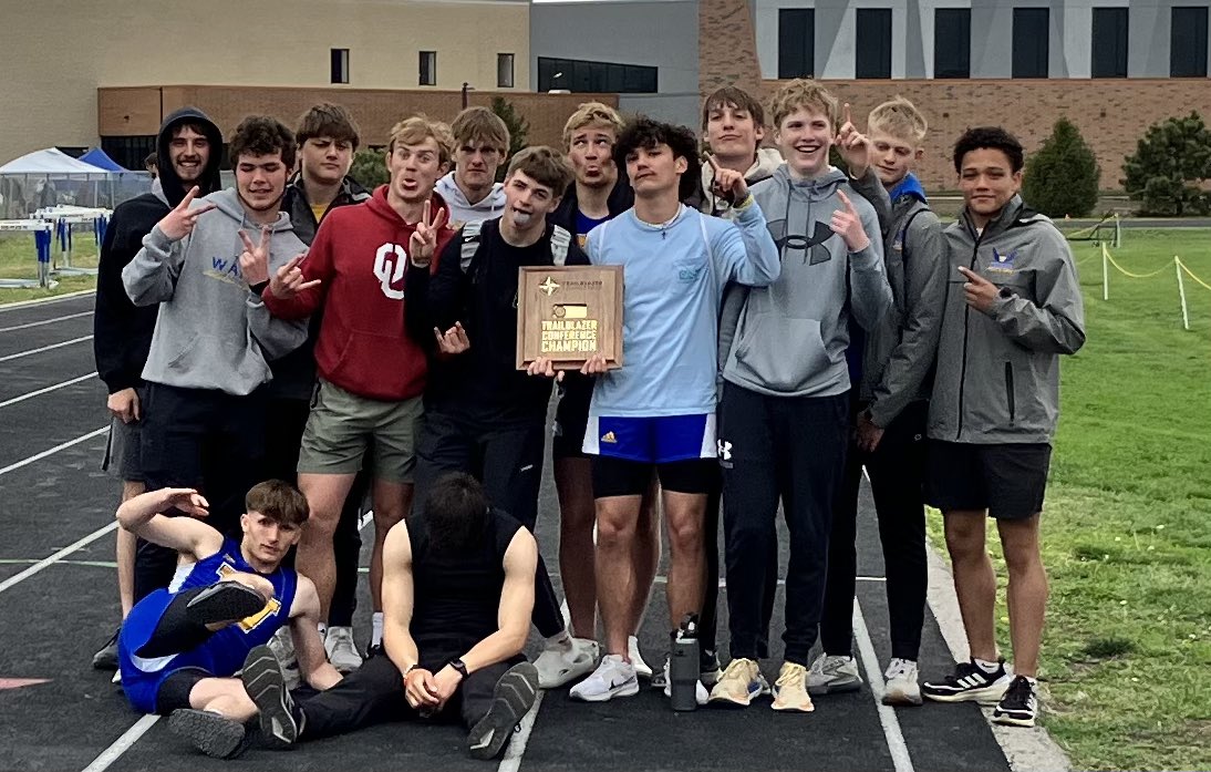 alexeller7's tweet photo. Wahoo Boys take home the Trailblazer Conference Championship for Track and Field! @THEnebpreps https://t.co/KcPSn2pcKZ