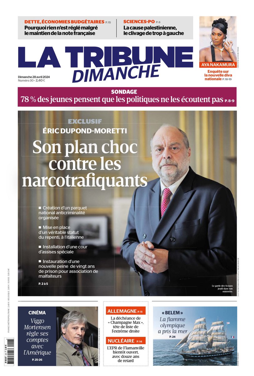 #LaTribuneDimanche et de 30 ! ✔️🗞️ @JeudyBruno @SoazQuem