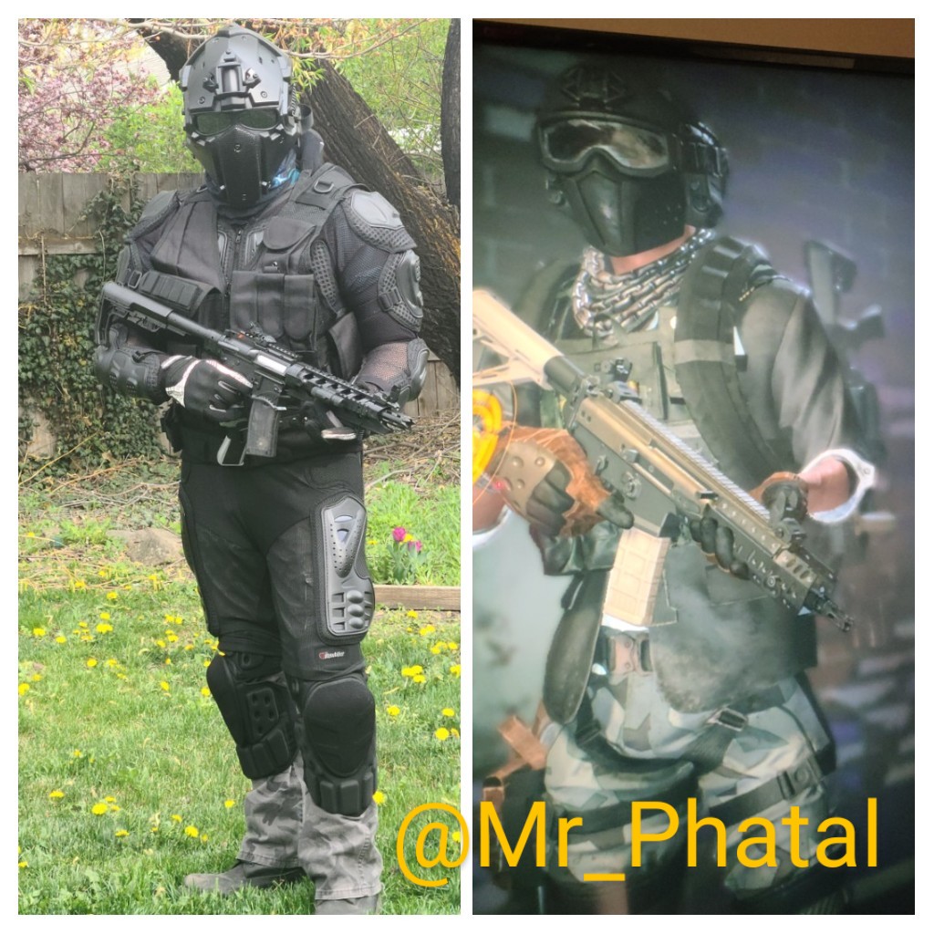Mr_Phatal's tweet photo. @ShdSigma Here is my D2 cosplay gear!
Tried to make it look like my character. https://t.co/labsnpfxLi