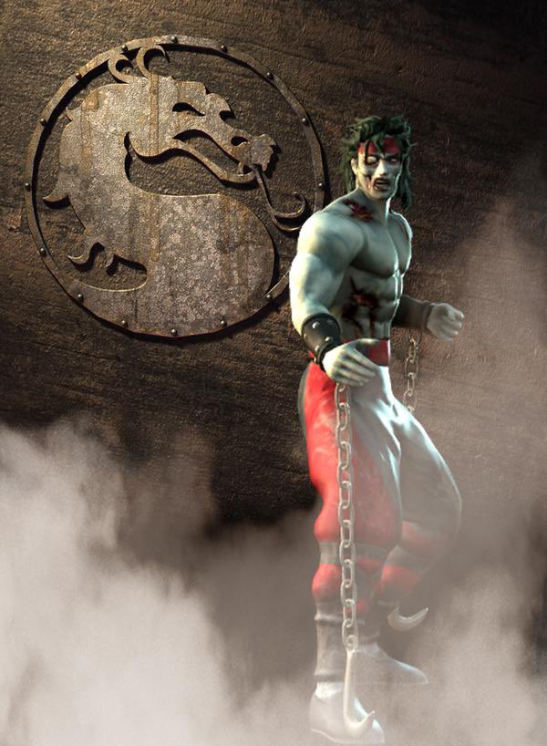 I remember thinking Zombie Liu Kang was so badass back in the day. I still think he is cool. But it's definitely not my favorite version. #MortalKombat