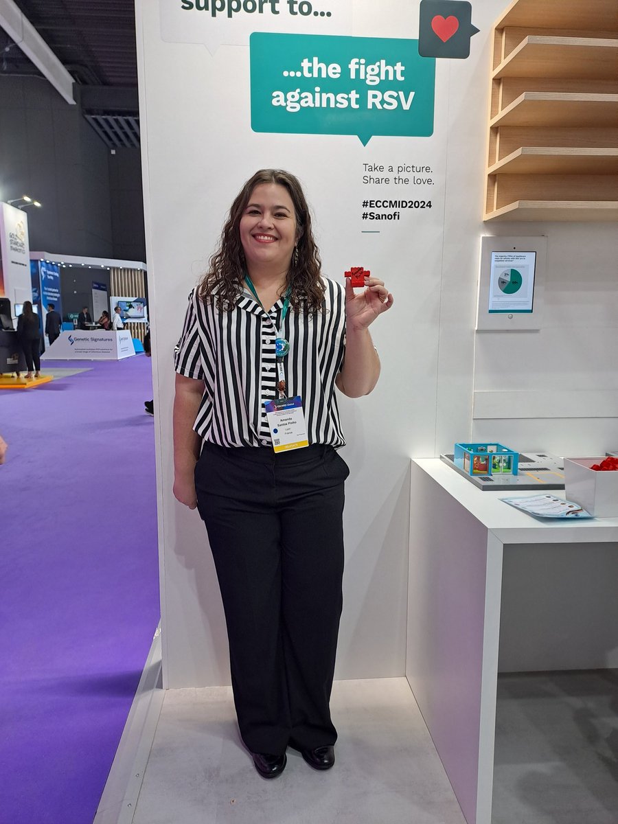 I made my small little pledge to the fight against #RSV with our creative LEGO activity at our Sanofi #ESCMIDGLOBAL2024 booth. We will be waiting for all of your amazing constructions! For every pledge , Sanofi will be donating to the #RESVINET FOUNDATION