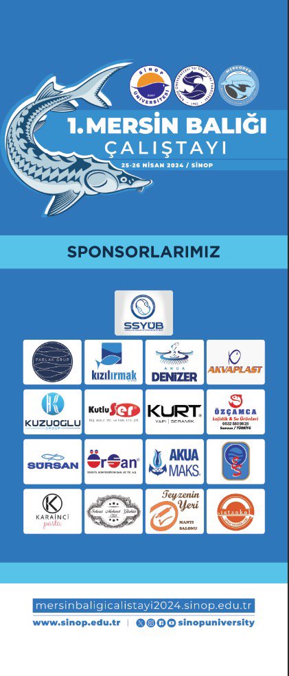 Çalıştayımızda sağlamış oldukları maddi destekler için Sponsorlarımıza çok teşekkür ediyoruz.Ayrıca misafirlerimizin ilk akşam yemeğinde eşsiz lezzetteki Türk Somonu ikramı için de Parlak Grup Şirketleri Yönetim Kurulu Başkanı <a href="/osmanparlak8/">Osman PARLAK</a> a çok teşekkür ediyorum. <a href="/serap_UTiril/">Serap USTAOĞLU TIRIL</a>