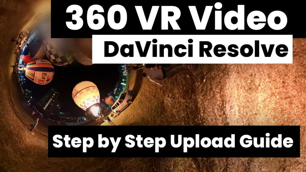 Uploading 360 Videos from DaVinci Resolve to YouTube: A Step-by-Step Guide

This guide will walk you through how to create 360 video in DaVinci Resolve.

Check it out here: oceanllama.com/blog

#videos