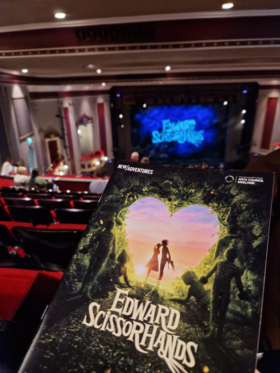 Another fabulous evening watching @SirMattBourne @New_Adventures Edward Scissorhands @NewTheatreHull. It was just as magical as the first time I saw it! ✂️ Just beautiful! & I was so lucky to see Liam Mower as Edward again. Can't wait to see which production you bring next 😊