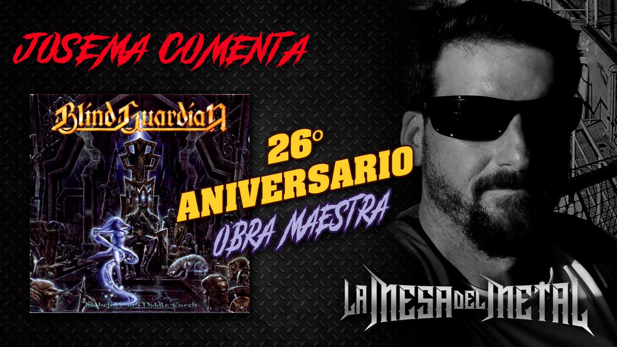 LaMesadelMetal's tweet photo. #BlindGuardian
#Nightfallinmiddleearth cumple 26 🎂
👇
https://t.co/Be1cxvLjLT https://t.co/q2PZ19I6Iu