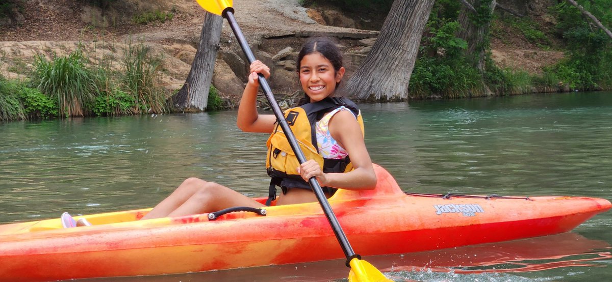 Great to have @SeguinISD families out @GarnerSPTexas again. Today was a big day with mountain biking, kayaking and SUP fun.