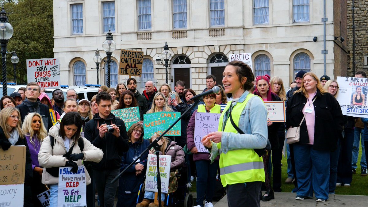 Completely overwhelmed and so so grateful to every single person who has supported the #dumpthescales campaign, and to all those who came today to join the march. It was such a powerful and emotional day and I have a lot of brain processing to do