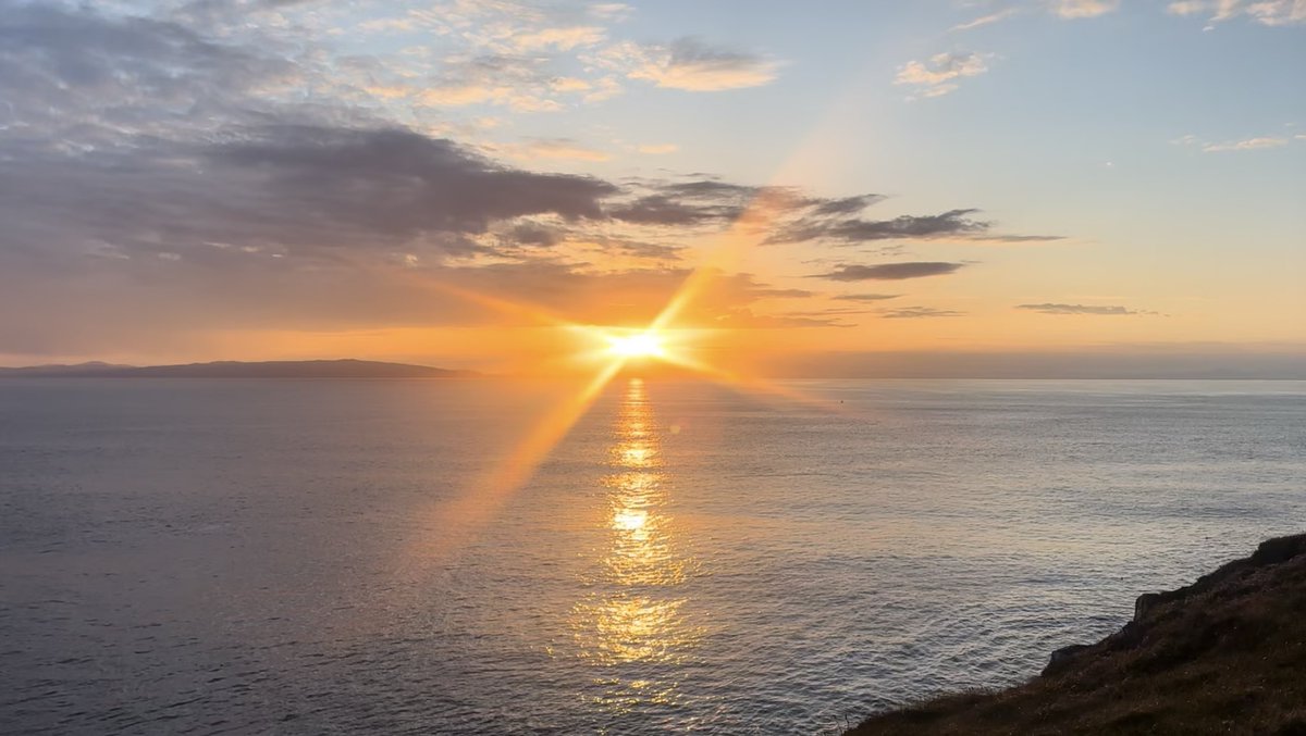 Sunset this evening, West Strand #portrush #northcoast