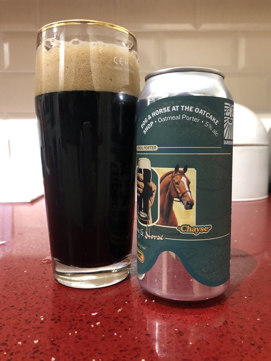 Great oatmeal porter from @sureshotbrew. And I got some added enjoyment from Googling the name to establish the reference