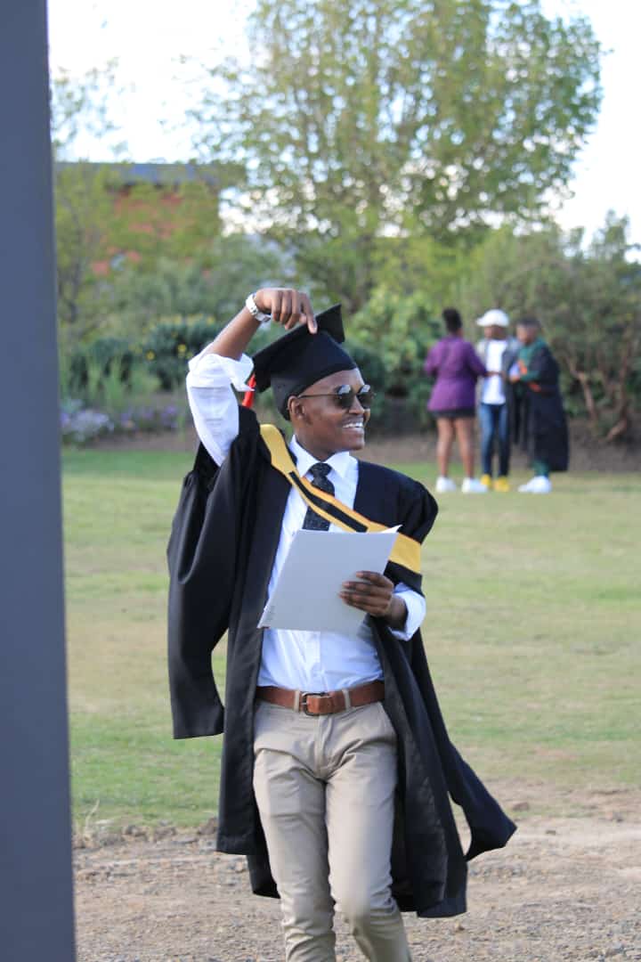 #ufsgraduation2024 University of Free State Qwaqwa campus, I came as young boy I fought, I conquered and I left as a 👨🏾‍🎓