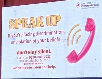 Breaking down barriers starts with communication. Toll-free number provides a platform for promoting religious tolerance and acceptance. #FoRB #IRenew #FreedomOfReligion