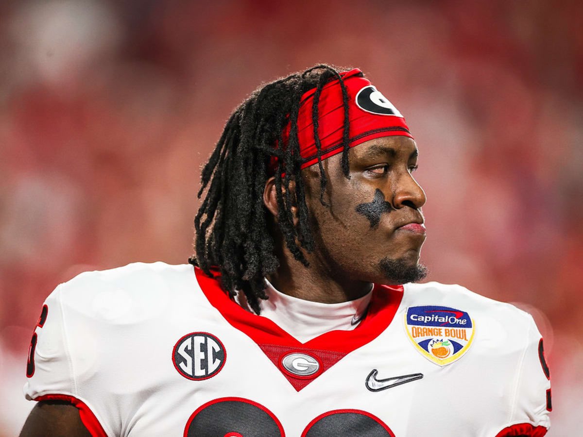 OMG!!!!! The Falcons took a DAWG!!! Falcons select DT Zion Logue with the No. 197 pick overall in 2024 NFL Draft! Gooooooo Dawgs!!!