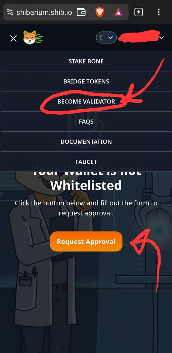 Now you can request to become a #Shibarium Validator Shibarium.shib.io