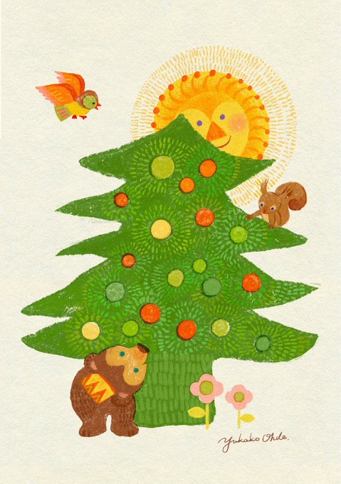 「christmas christmas tree」 illustration images(Latest)