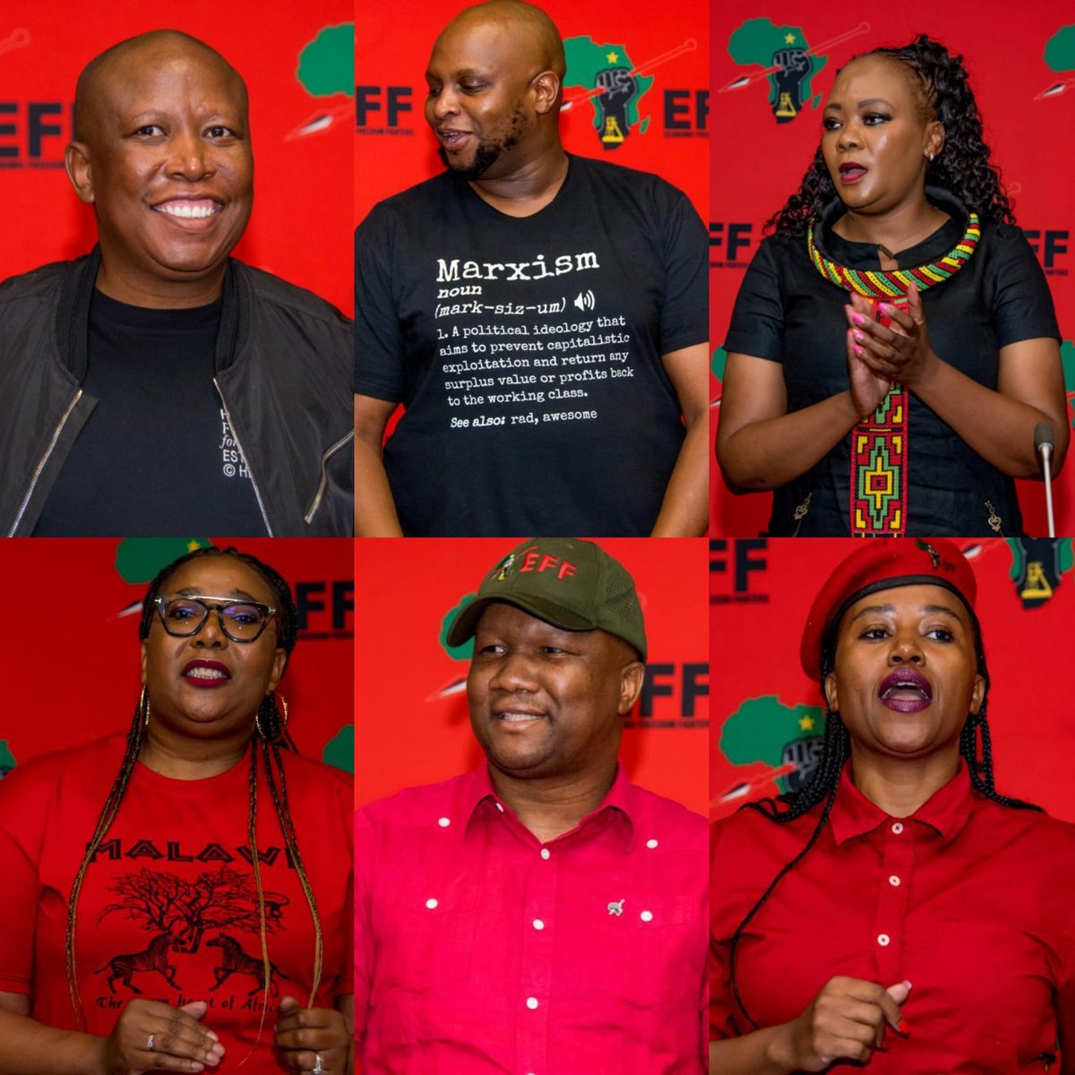 The most productive leaders ever...they have turned EFF into Holy Spirit, it exist everywhere. EFF has outgrown Julius Malema 

#VukaVelaVota
#EFFAdvert #MalemaForSAPresident #IwillVoteEFF #VoteEFF2024