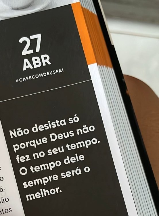 Os planos de Deus são maiores que os meus..