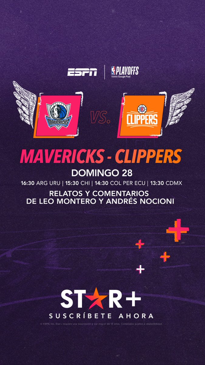 Cuarto punto de esta gran serie. ¿Reacciona Clippers o empieza a perfilarse como favorito Mavericks? ¿Qué pasa con Leonard? Partido totalmente determinante para ambos. Los esperamos desde las 16.30!