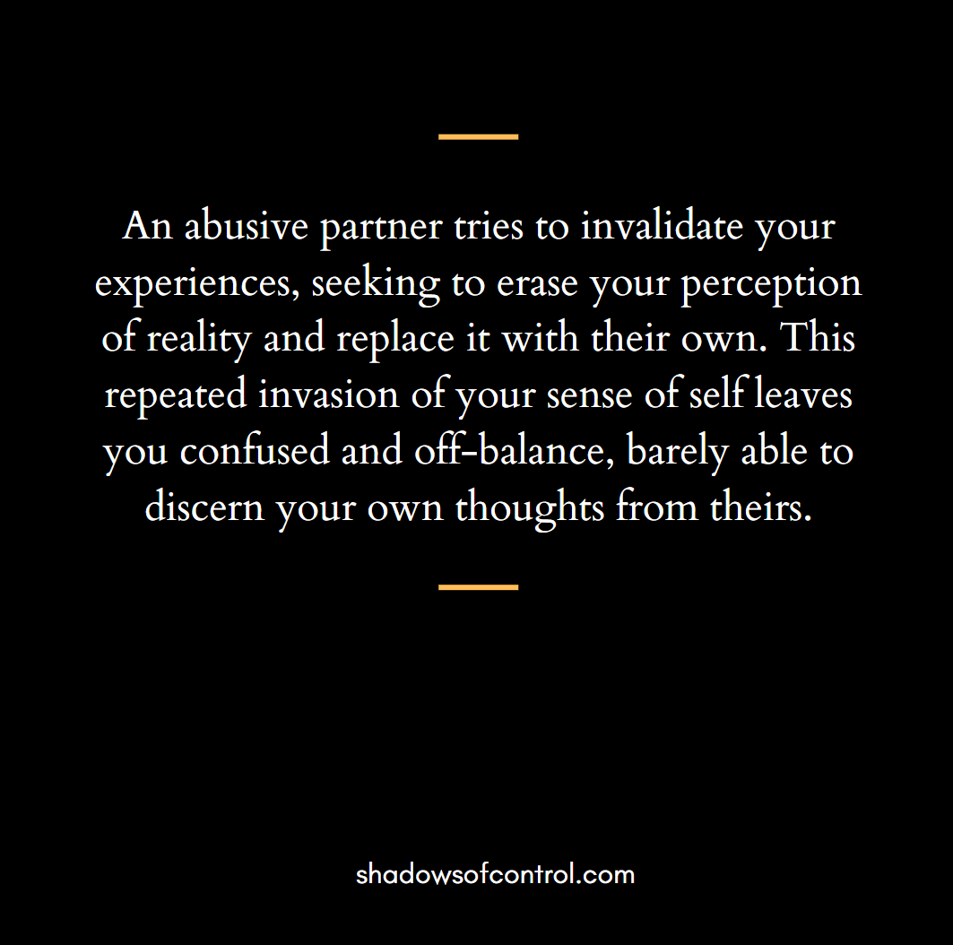 They don't just take over your life, they take over the very essence of who you are. 
#CoerciveControl #emotionalabuse #toxicrelationships