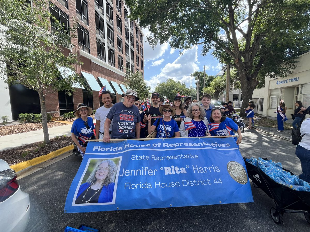 Today we were able to walk in the Orlando Puerto Rico Day Parade. I am honored to celebrate the Puerto Rican Community here in Central Florida. Special thanks to those who joined us to celebrate today!