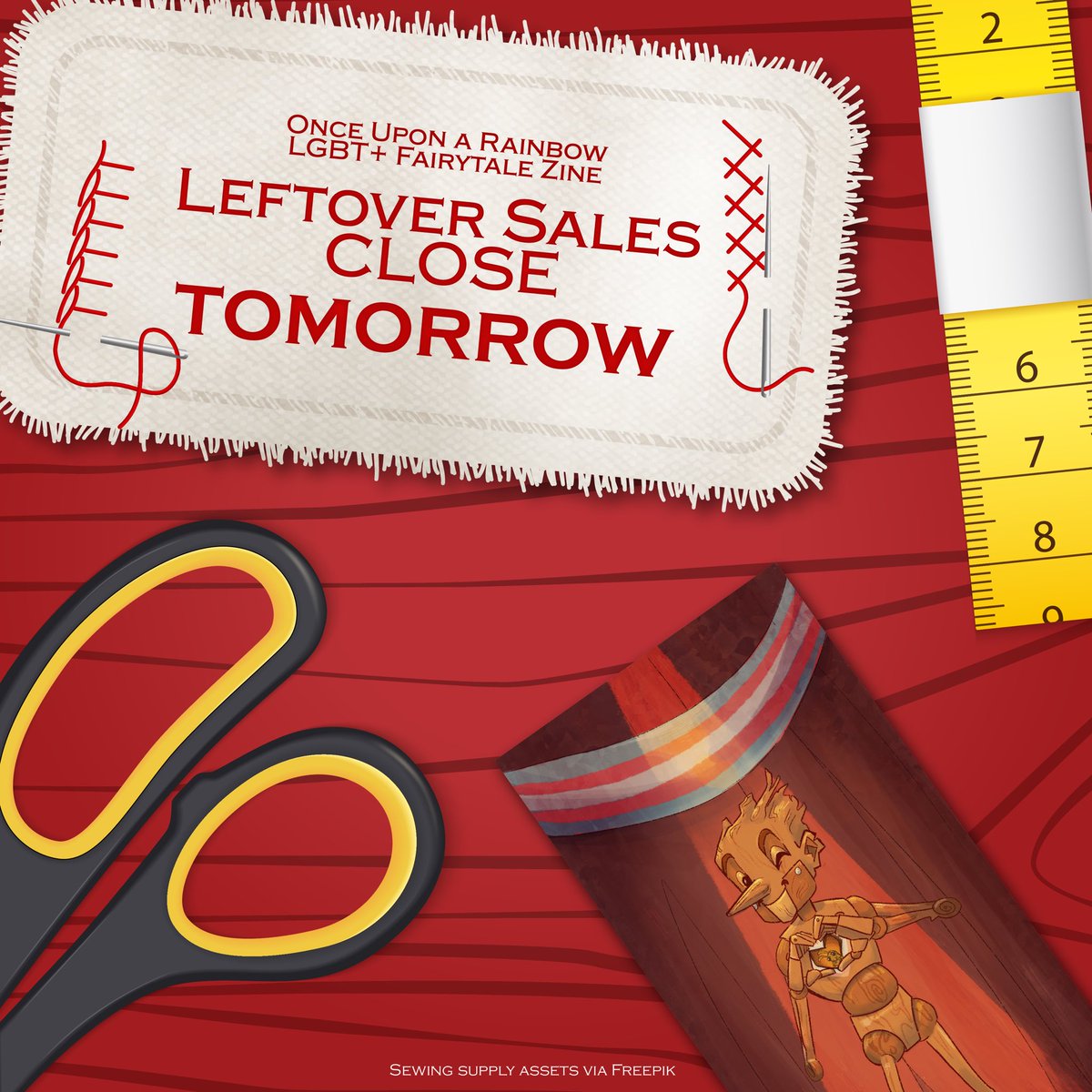 ✨🌈Leftover Sales for Once Upon a Rainbow: An LGBT+ Fairytale Zine close TOMORROW! 🌈✨

🛒 onceuponarainbow.bigcartel.com