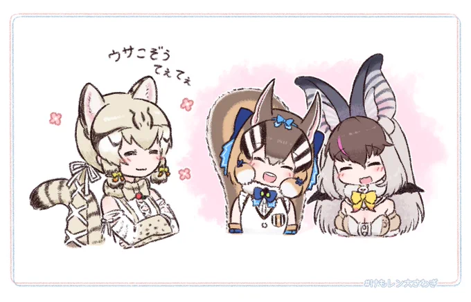 #ジョフのお絵かきちょう #シマリスの頬袋 #うさこペイント 