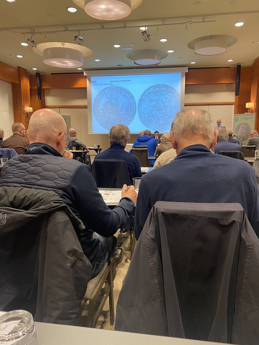 Från lördagens myntauktion.