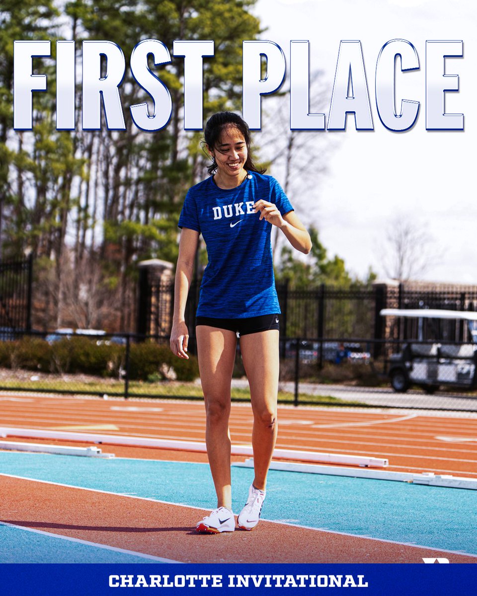 Nobody else 😈 Tia Rozario takes FIRST PLACE at the Charlotte Invitational in the women’s triple jump with a mark of 12.62m!🚀