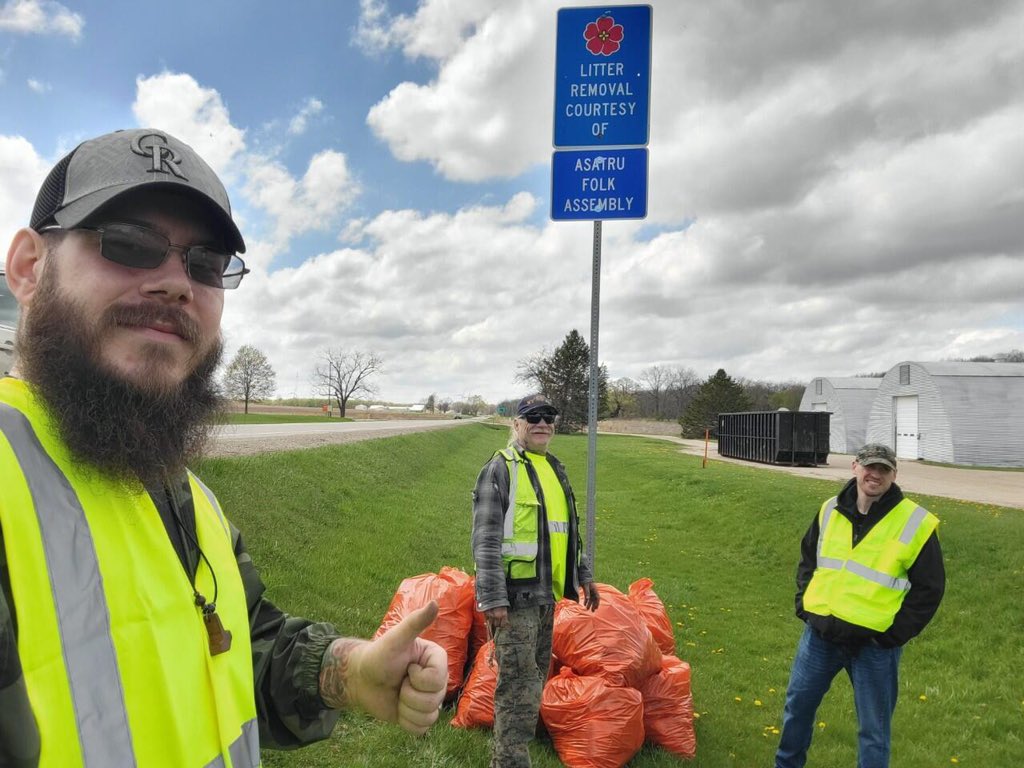 Iowa Highway Cleanup #afa #asatru #asatrufolkassembly