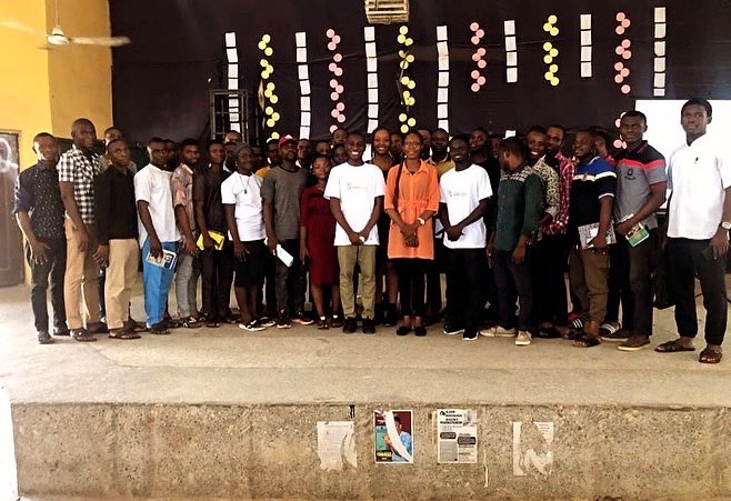 Two weeks ago, we collaborated with Youths With a Future Initiative in organizing a CV Writing Workshop for Undergraduates at Joseph Sarwuan Tarka University Makurdi. 

#cvwritingworkshop #capacitybuilding #leadvocacy #undergraduates