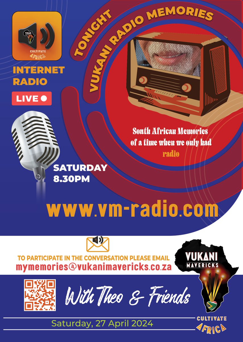 LIVE this evening on this South Africa's #FreedomDay, I will share some thoughts on #Memory and #Responsibility in the context of #Community on vm-radio.com at 20h30 (SAT +CET), 19h30 (GMT) @CormacRussell @SvenIsaksson @ionabiona