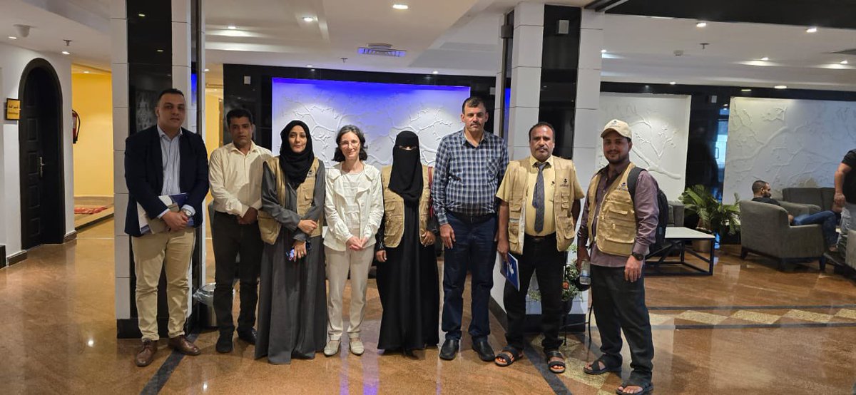Bonne réunion de travail, à Aden, avec l’équipe de l’association yéménite @Mayyun_Ar J’ai exprimé mon soutien à leur action remarquable en faveur des droits de l’Homme dans l’ensemble du Yémen.
