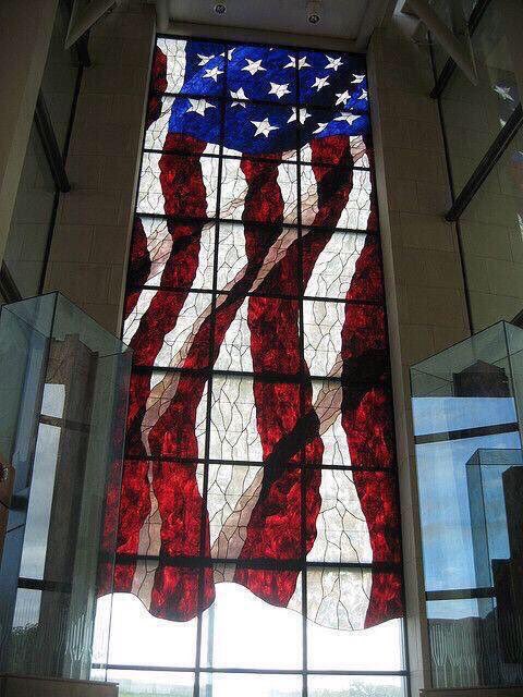 Stained Glass American Flag 🇺🇸💪