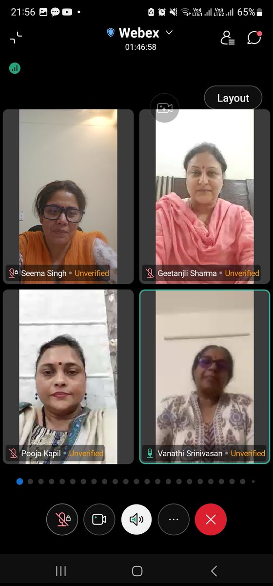 Virtual meeting has been organised by National @MahilaMorchaBjp   @VanathiSrinivasan   
@BJPJharkhand @BJP4IND @Jpnadda @tarunchughbjp @yourBabulal @drlaxmikantbajpai @karmveersingh @Sanjayseth @amitmalviya