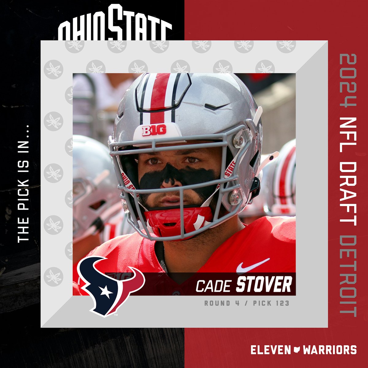 Cade Stover, YOU are a Houston Texan. @CJ7STROUD, how we feeling?